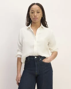 Everlane Tops*The City Stripe Relaxed Shirt