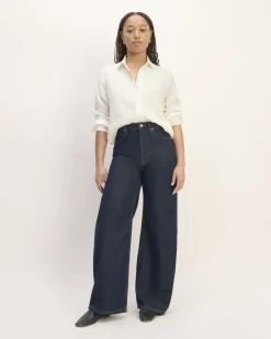 Everlane Tops*The City Stripe Relaxed Shirt