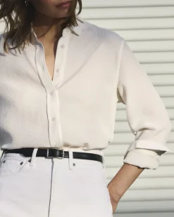 Everlane Tops*The City Stripe Relaxed Shirt