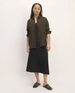 Everlane Tops*The City Stripe Relaxed Shirt