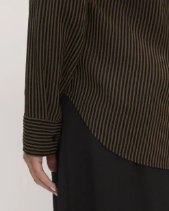 Everlane Tops*The City Stripe Relaxed Shirt