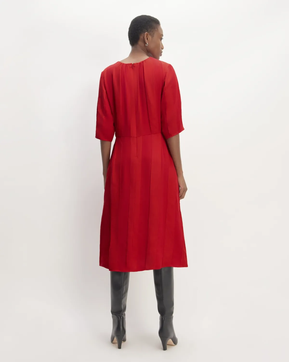 Everlane Dresses*The City Stripe Ruched Dress