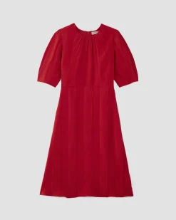 Everlane Dresses*The City Stripe Ruched Dress