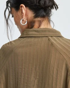 Everlane Tops*The City Stripe Shirt Beech