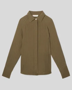 Everlane Tops*The City Stripe Shirt Beech