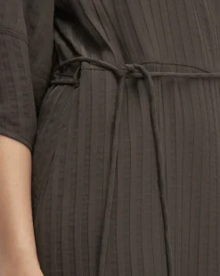 Everlane Dresses*The City Stripe Wrap Dress