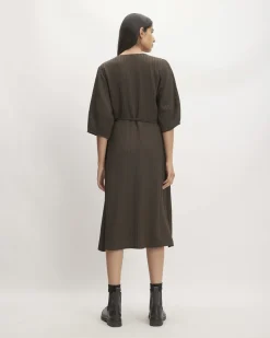 Everlane Dresses*The City Stripe Wrap Dress