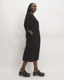 Everlane Dresses*The City Stripe Wrap Dress