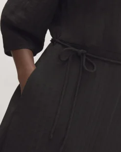 Everlane Dresses*The City Stripe Wrap Dress