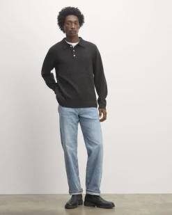 Everlane Sweaters|Turtleneck Sweaters*The Classic Polo in Luxe Merino Charcoal