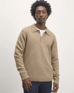 Everlane Sweaters|Turtleneck Sweaters*The Classic Polo in Luxe Merino Charcoal