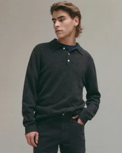 Everlane Sweaters|Turtleneck Sweaters*The Classic Polo in Luxe Merino Charcoal