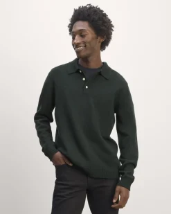 Everlane Sweaters|Turtleneck Sweaters*The Classic Polo in Luxe Merino Charcoal