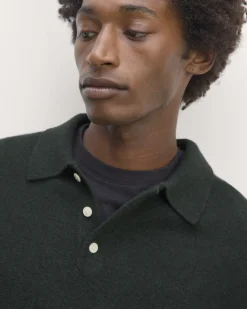 Everlane Sweaters|Turtleneck Sweaters*The Classic Polo in Luxe Merino Charcoal