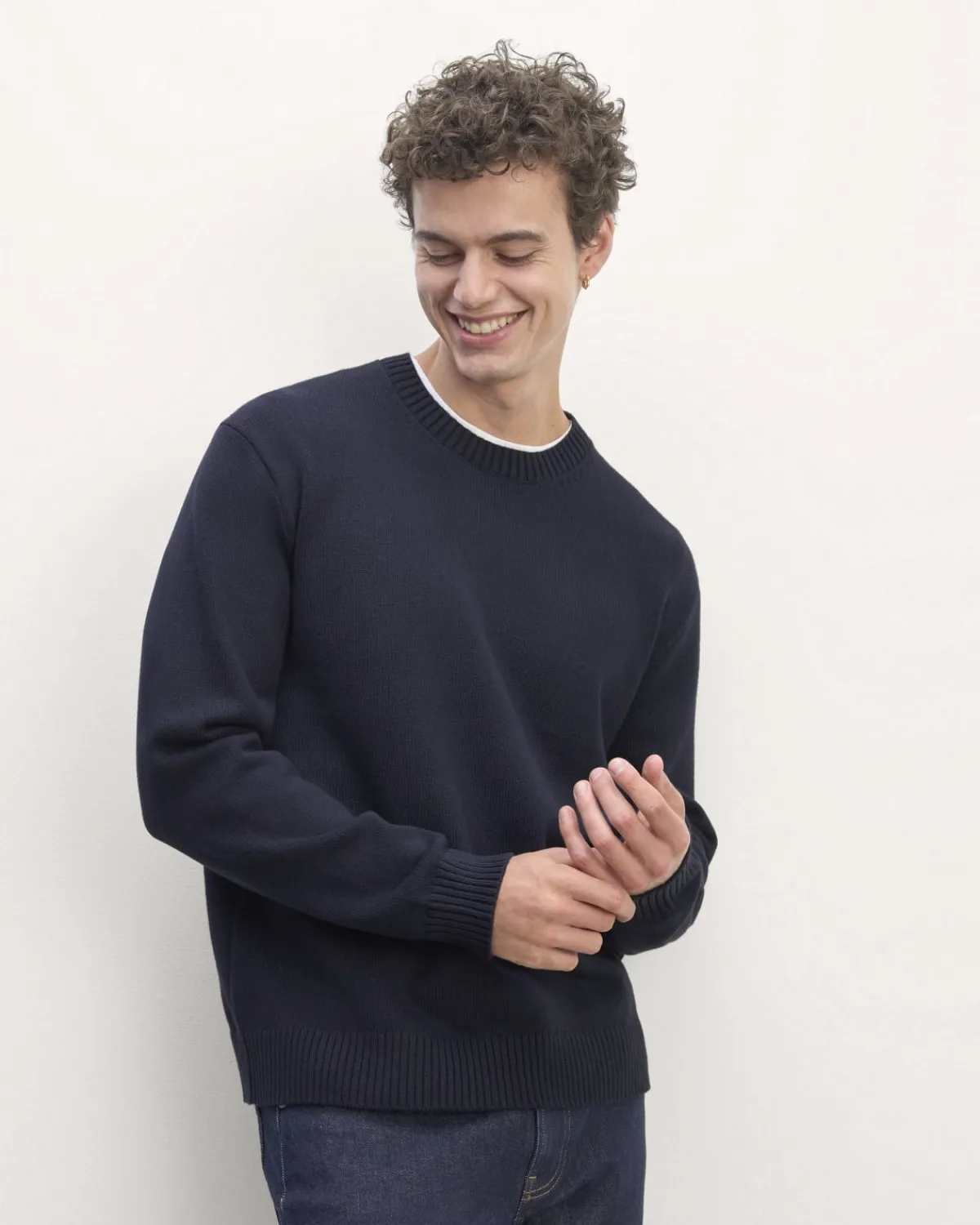 Everlane Sweaters|Turtleneck Sweaters*The Classic Sweater in Everyday Cotton Dark Heathered Camel