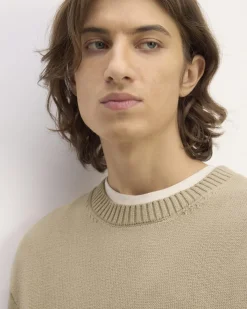 Everlane Sweaters|Turtleneck Sweaters*The Classic Sweater in Everyday Cotton Dark Heathered Camel