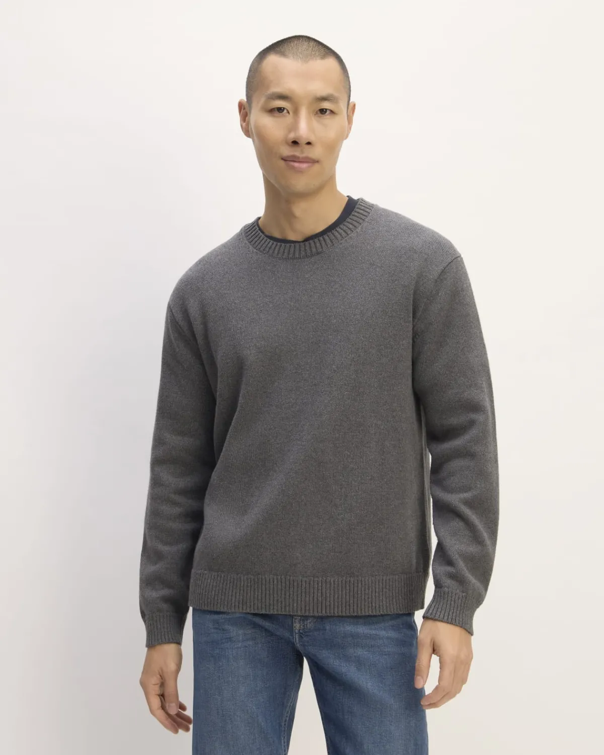 Everlane Sweaters|Turtleneck Sweaters*The Classic Sweater in Everyday Cotton Dark Heathered Camel