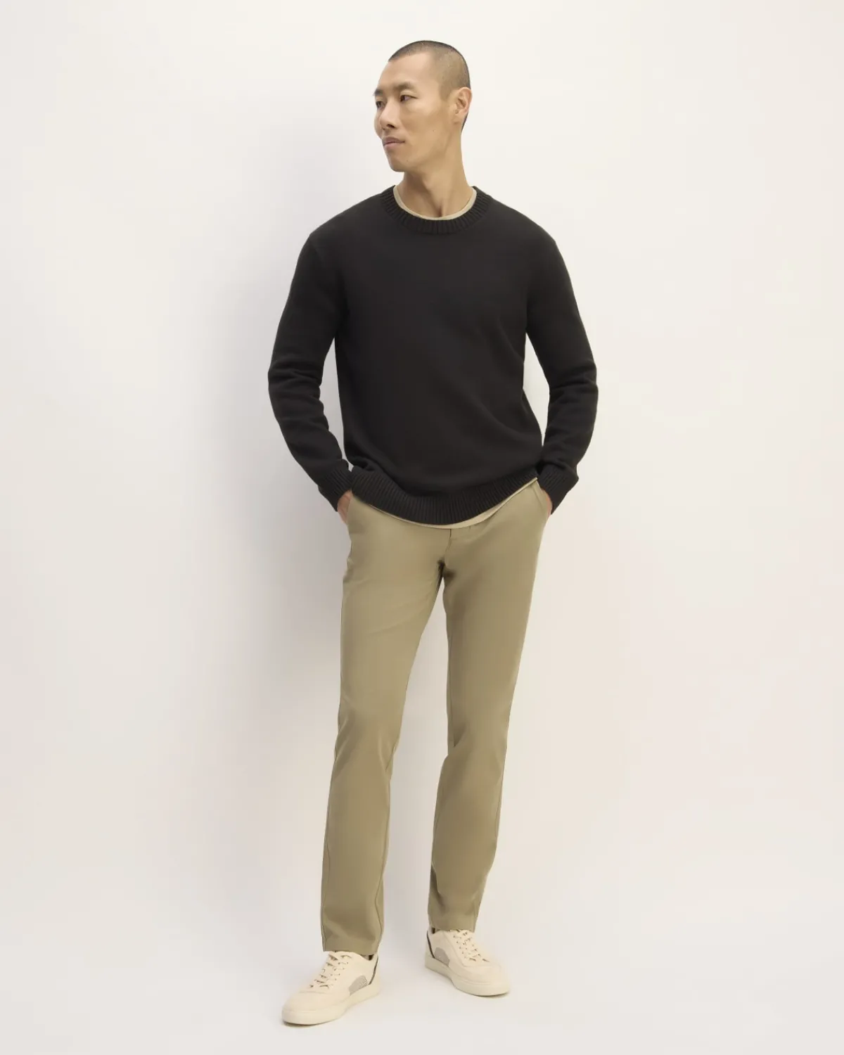 Everlane Sweaters|Turtleneck Sweaters*The Classic Sweater in Everyday Cotton Dark Heathered Camel