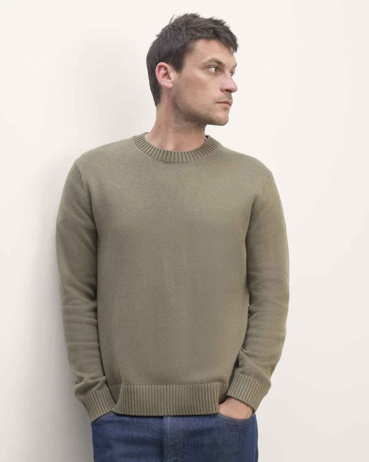 Everlane Sweaters|Turtleneck Sweaters*The Classic Sweater in Everyday Cotton Dark Heathered Camel