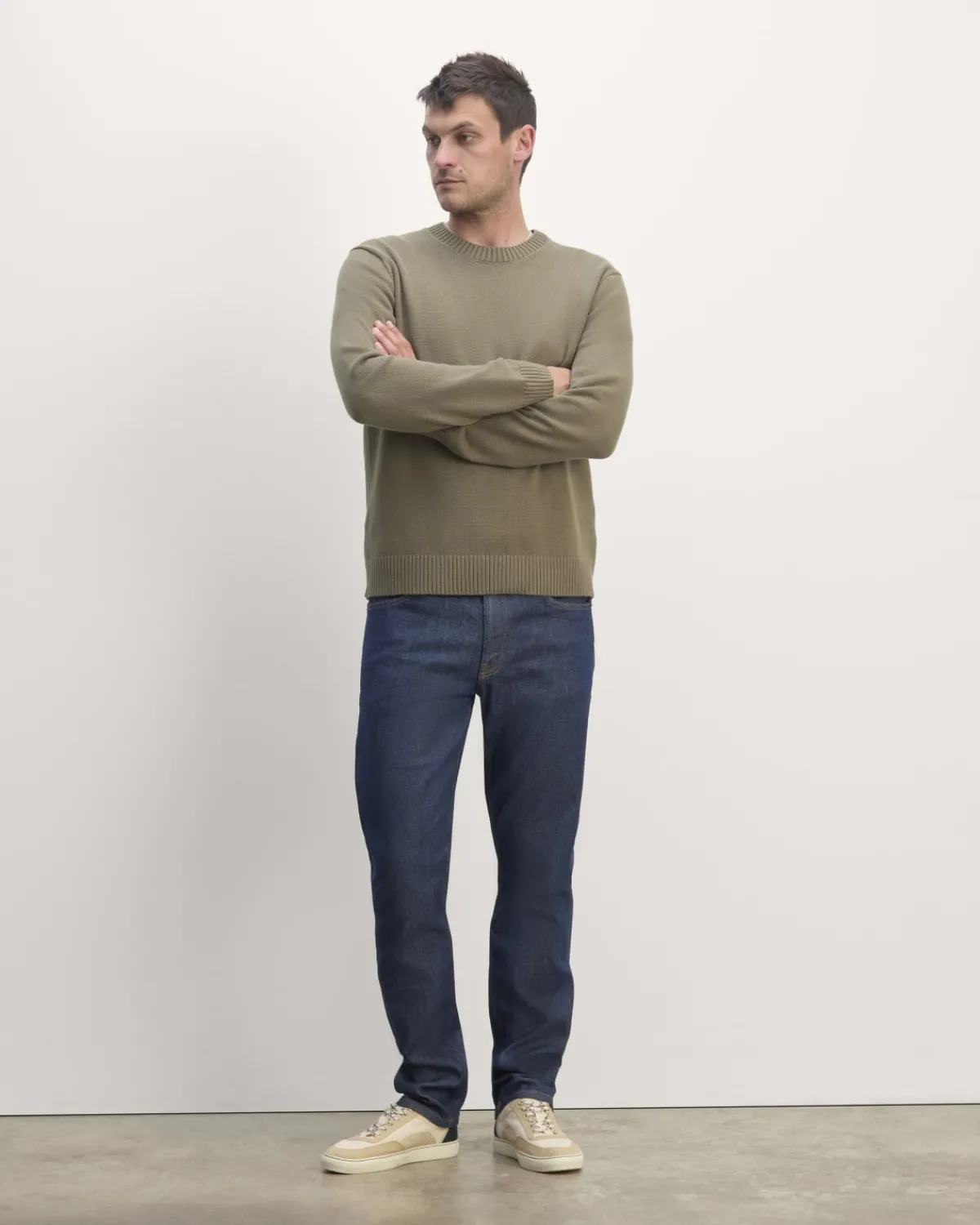 Everlane Sweaters|Turtleneck Sweaters*The Classic Sweater in Everyday Cotton Dark Heathered Camel