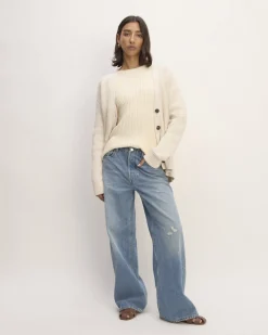 Everlane Sweaters|Cardigans*The Cotton Honeycomb Cardigan Canvas