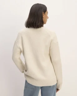 Everlane Sweaters|Cardigans*The Cotton Honeycomb Cardigan Canvas