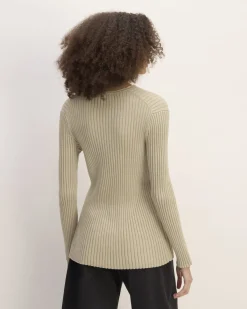 Everlane Sweaters|Crew Sweaters*The Cotton Rib Crew Trench Coat Khaki