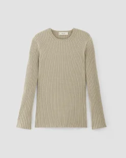 Everlane Sweaters|Crew Sweaters*The Cotton Rib Crew Trench Coat Khaki
