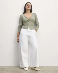 Everlane Tops*The Cozy Rib Cardigan