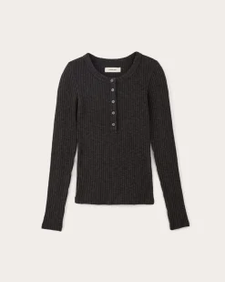 Everlane Tops*The Cozy Rib Henley