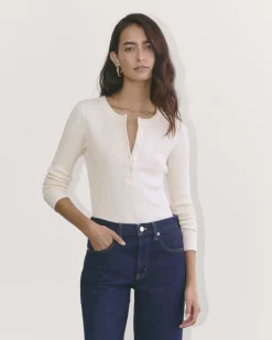 Everlane Tops*The Cozy Rib Henley