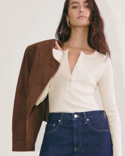 Everlane Tops*The Cozy Rib Henley
