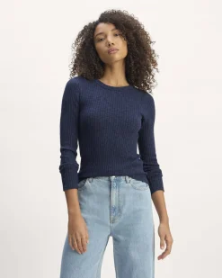 Everlane Tops*The Cozy Rib Long-Sleeve Tee