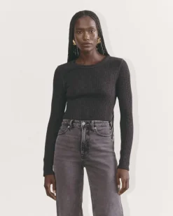 Everlane Tops*The Cozy Rib Long-Sleeve Tee