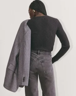 Everlane Tops*The Cozy Rib Long-Sleeve Tee