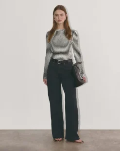 Everlane Tops*The Cozy Rib Long-Sleeve Tee