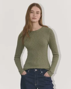Everlane Tops*The Cozy Rib Long-Sleeve Tee