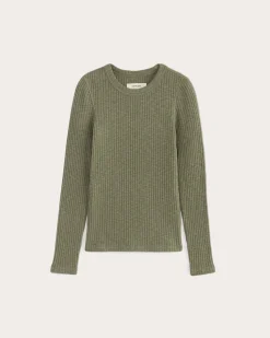 Everlane Tops*The Cozy Rib Long-Sleeve Tee