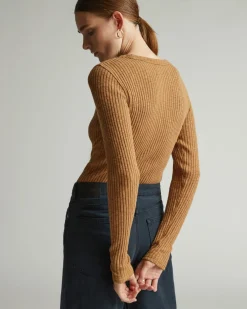 Everlane Tops*The Cozy Rib Long-Sleeve Tee