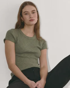 Everlane Tops*The Cozy Rib Tee