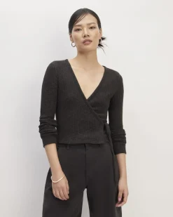 Everlane Tops*The Cozy Rib Wrap Top