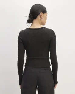 Everlane Tops*The Cozy Rib Wrap Top