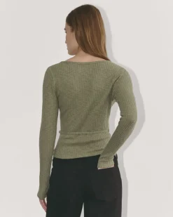 Everlane Tops*The Cozy Rib Wrap Top