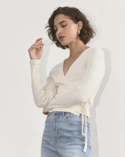 Everlane Tops*The Cozy Rib Wrap Top