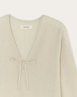 Everlane Tops*The Crinkle Long-Sleeve