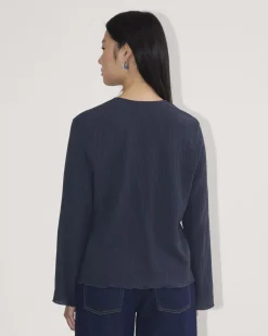 Everlane Tops*The Crinkle Long-Sleeve