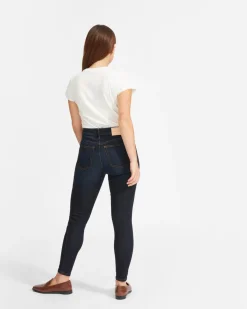 Everlane Jeans*The Curvy Authentic Stretch High-Rise Skinny Jean Dark Blue Wash