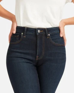 Everlane Jeans*The Curvy Authentic Stretch High-Rise Skinny Jean Dark Blue Wash