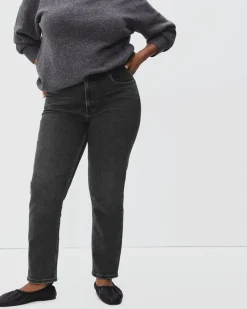 Everlane Jeans|Slim Jeans*The Curvy Cheeky® Straight Jean Washed Black
