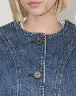 Everlane Jackets & Coats|Jackets*The Denim Barrel Jacket Calico Ecru